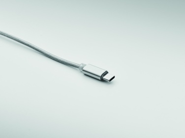 Logo trade corporate gifts image of: 2 in 1 long charging cable